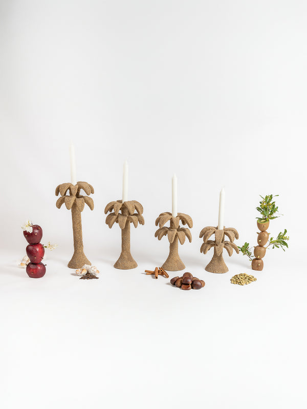 Palm Flame Candle Holder
