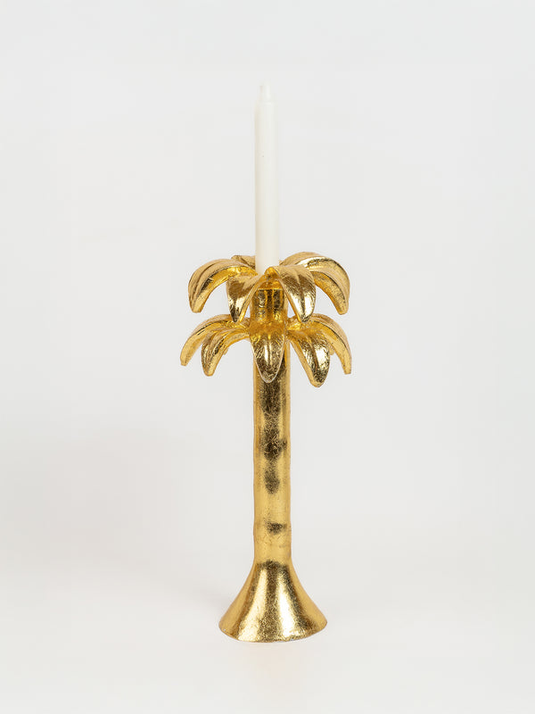 Palm Flame Candle Holder