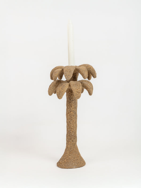 Palm Flame Candle Holder