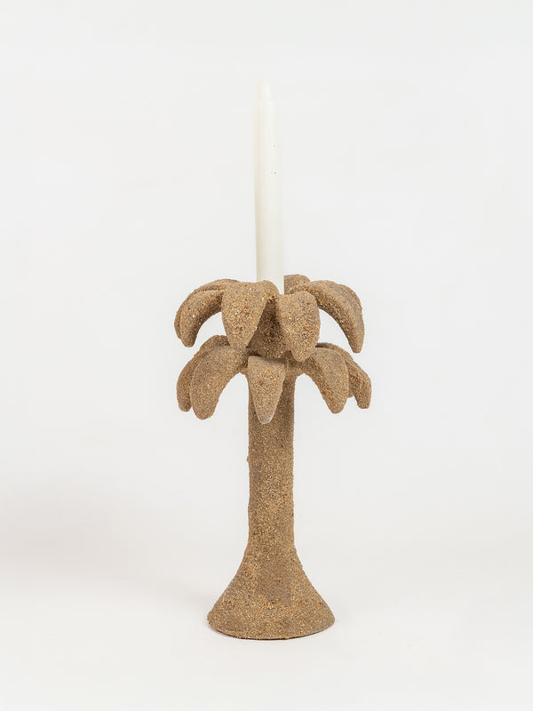 Palm Flame Candle Holder