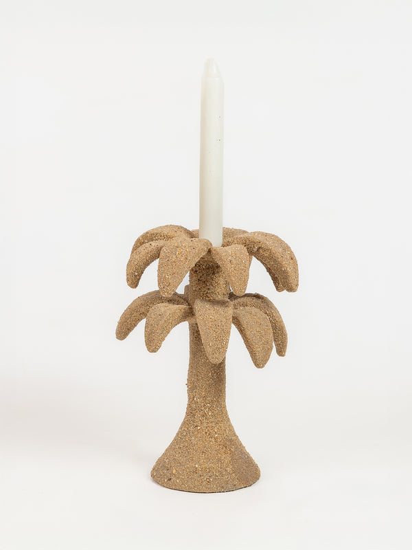 Palm Flame Candle Holder