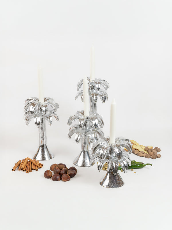 Palm Flame Candle Holder