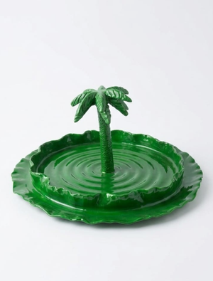 Pottery Palm Platter I