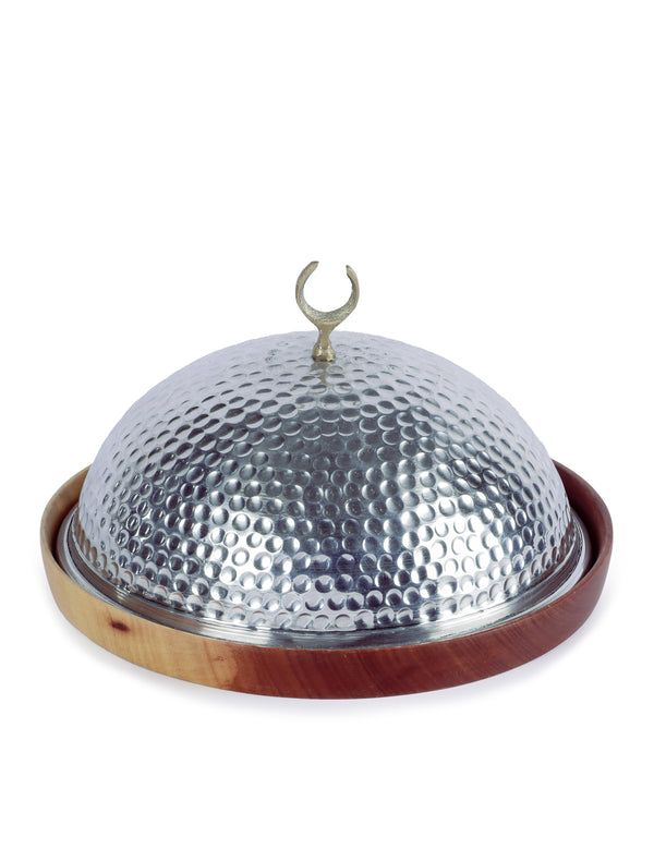 Wood Plate With Aluminum Cover