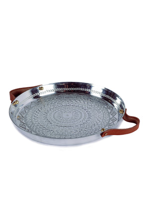Arabesque Leather Tray