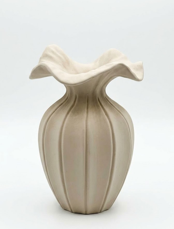 Tulip Striped Vase