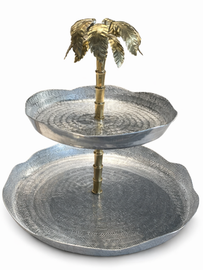 The Palm Platter 2 Tier