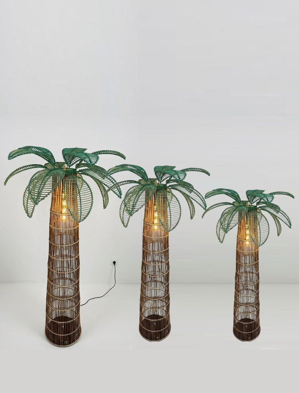 Bamboo Palma Floor Lamp