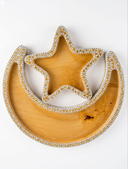 Wood Star & Crescent II