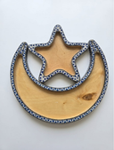 Wood Star & Crescent II