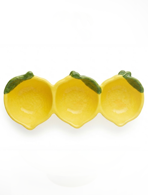 Lemon Section Sauce Plate
