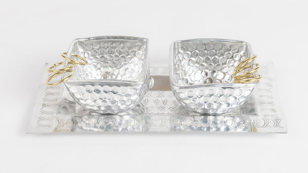 Ring Bowls With Tray