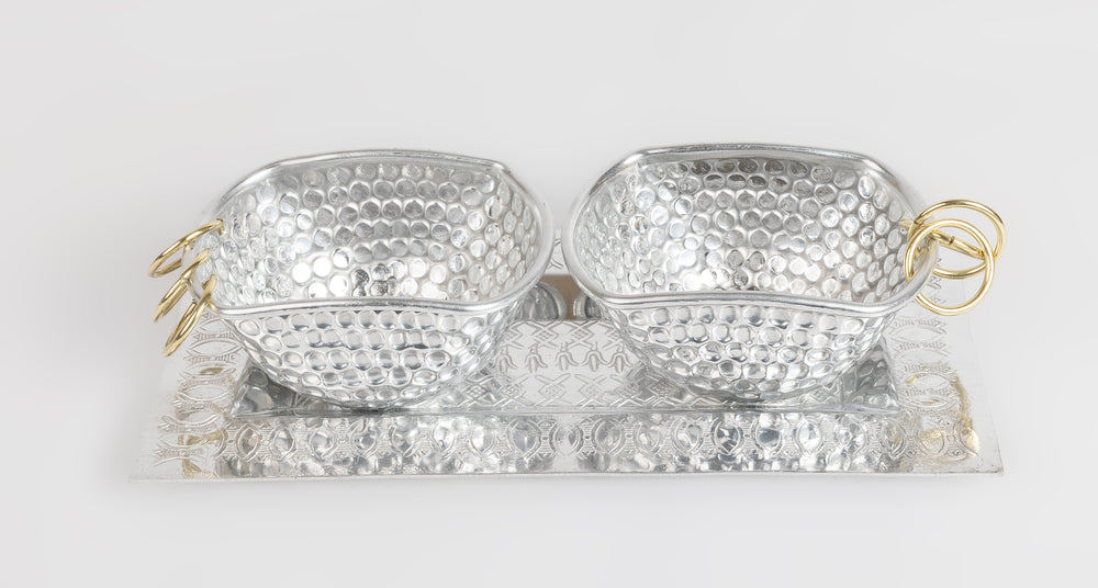Ring Bowls With Tray