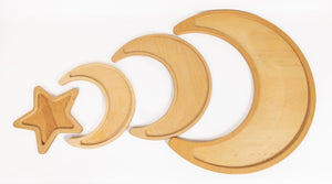 Wood Star & Crescent I