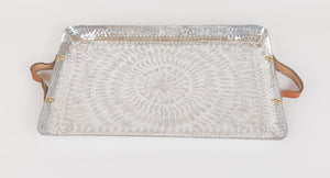 Arabesque Leather Tray