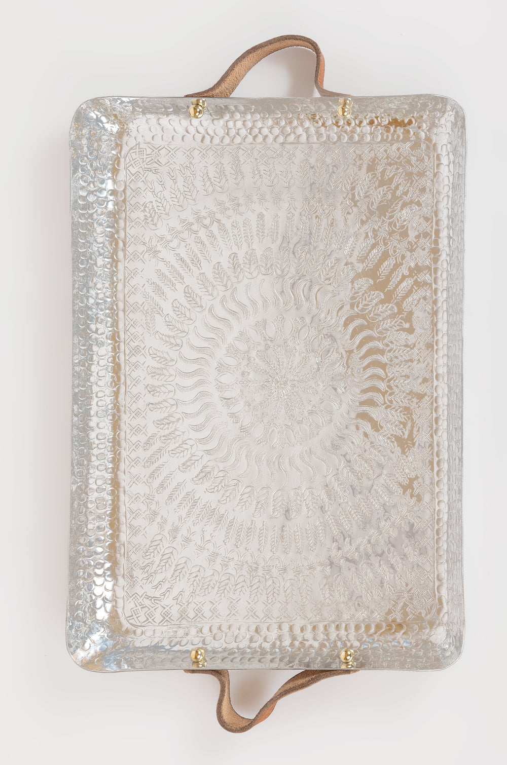 Arabesque Leather Tray