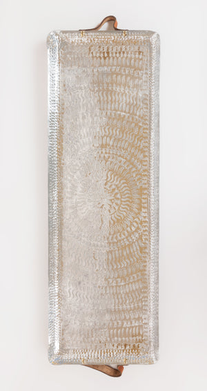 Arabesque Leather Tray