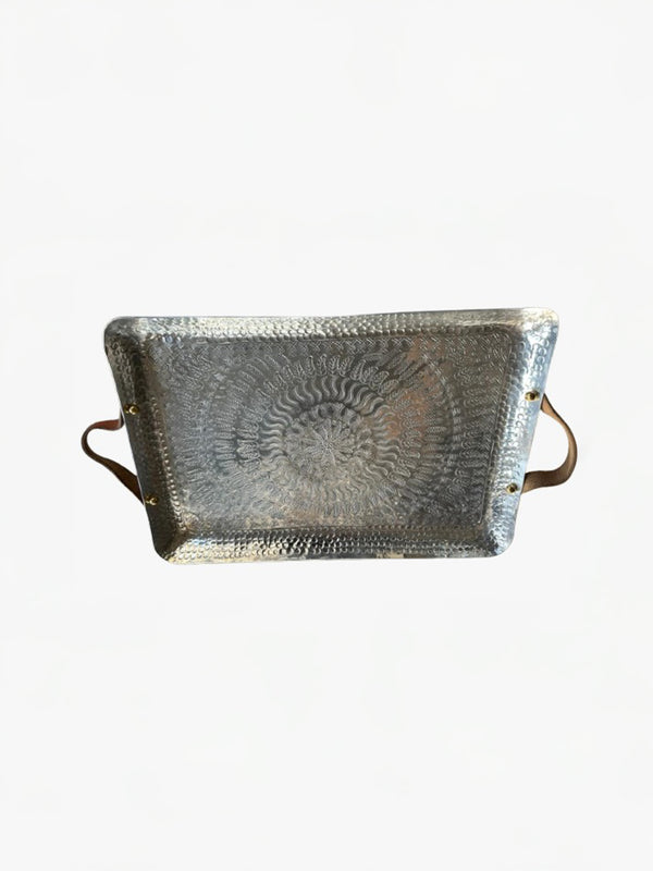 Arabesque Leather Tray