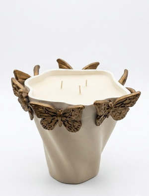 Spring Wings Candle Pot