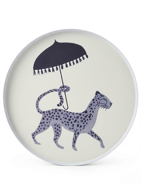 Leopard Shade Tray